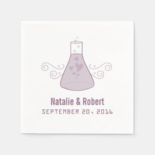 Serviette En Papier Papier de chimie sucrée pourpre