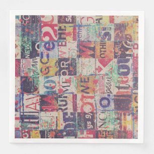 Serviette En Papier Papier de collage Art Napkins ou de découpage