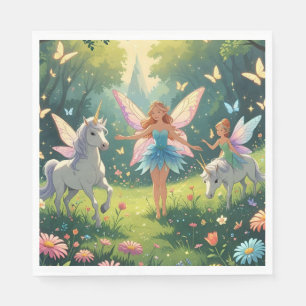 Serviette En Papier Papier de collection Fairy Wonderland