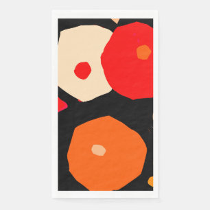 Serviette En Papier Papier de conception à teinte chaude