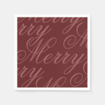 Papier de fête de Noël écriture vintage rouge