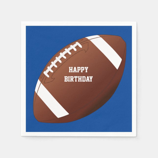 Serviette En Papier Papier de football (Devant)