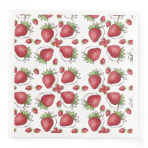 Papier de fraise d'été