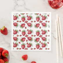 Papier de fraise d'été