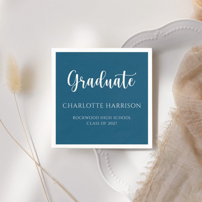 Serviette En Papier Papier de graduation Décontracté moderne (Créateur téléchargé)