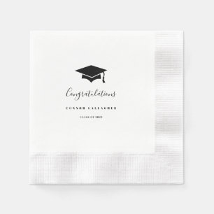 Serviette En Papier Papier de graduation personnalisé