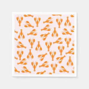 Serviette En Papier Papier de homard mignon