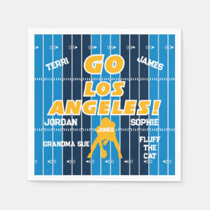 Serviette En Papier Papier de la famille de football de Los Angeles Na