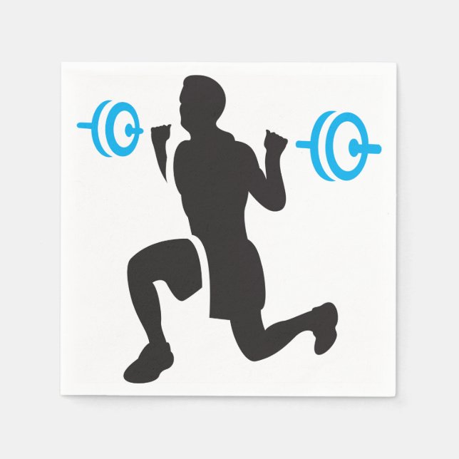 Serviette En Papier Papier de levage de poids serviettes (Devant)