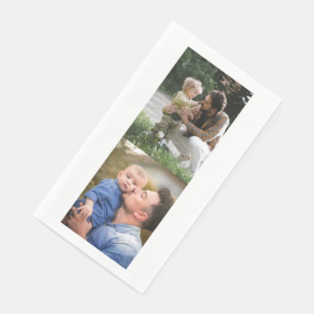 Serviette En Papier Papier de Napkin de père d'amour (Coin)