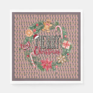 Serviette En Papier Papier de Noël