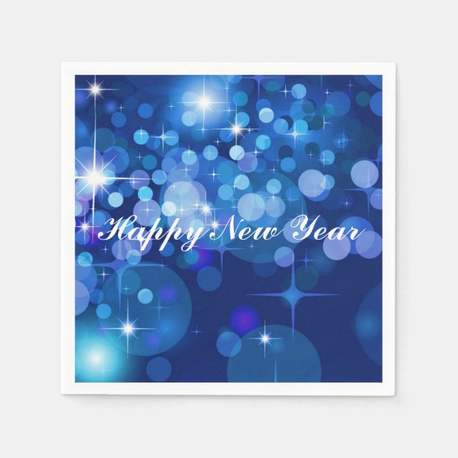 Serviette En Papier Papier de nouvelle année Naples (Devant)