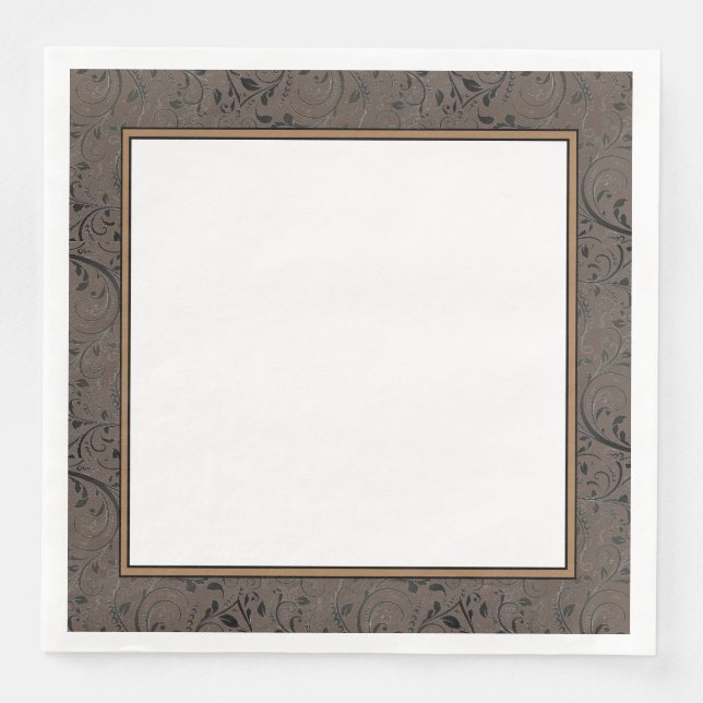 Serviette En Papier Papier de Pâques Napkin Il est ressuscité Lys de P (Devant)