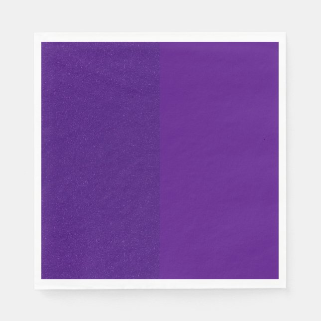Serviette En Papier Papier de Parties scintillant personnalisé Purple  (Devant)