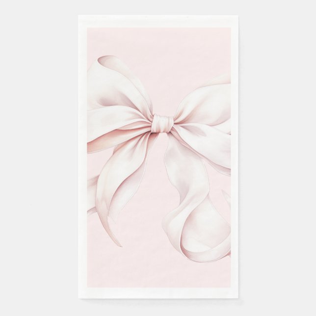 Serviette En Papier Papier de poche rose minime (Devant)
