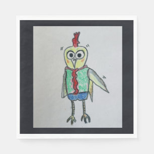 Serviette En Papier Papier de poulet serviette