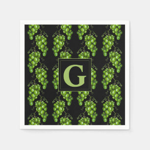 Serviette En Papier Papier de raisins verts