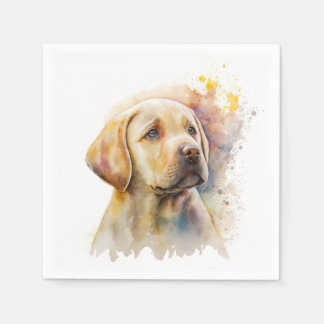 Serviette En Papier Papier de récupération Labrador jaune Naples