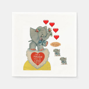 Serviette En Papier Papier de Saint Valentin serviettes