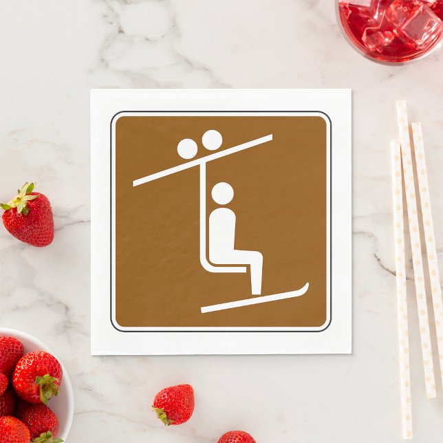 Serviette En Papier Papier de signalisation de chaise (Créateur téléchargé)