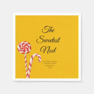 Serviette En Papier Papier de Sucre de canne Noel le plus doux Party