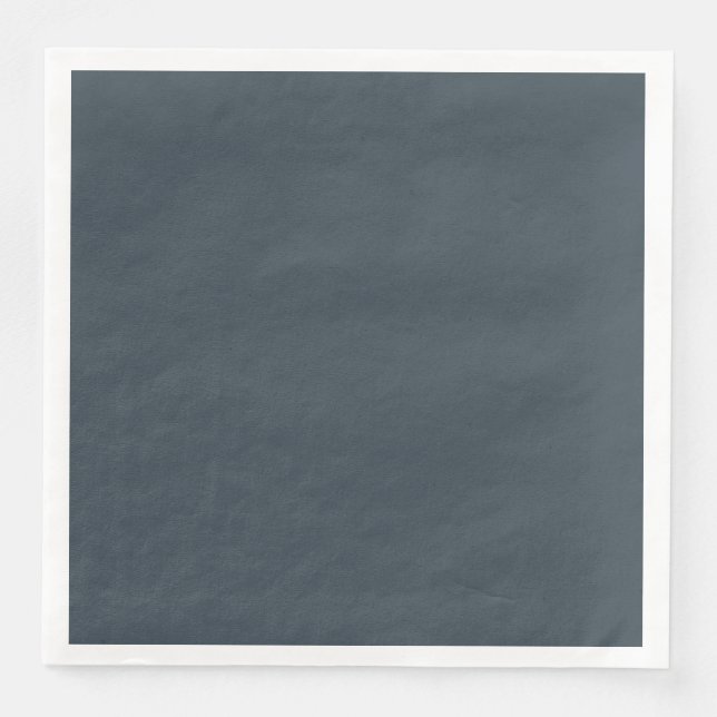 Serviette En Papier Papier de table gris charbon Napkin (Devant)