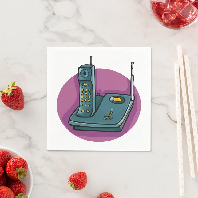 Serviette En Papier Papier de téléphone et répondeur (Créateur téléchargé)