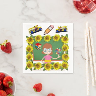 Serviette En Papier Papier de tournesol enseignant