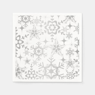 Serviette En Papier Papier de vacances Napkins Flèches de neige