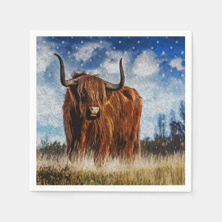 Serviette En Papier Papier de vache Highland