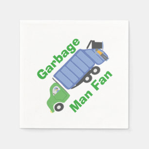 Serviette En Papier Papier de ventilateur Garbage Man