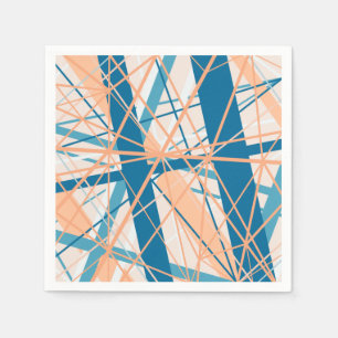 Serviette En Papier Papier d'été Abstrait de plage Napkin