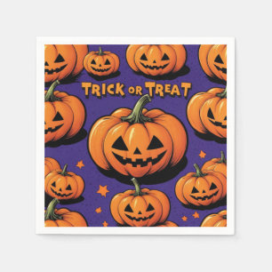 Serviette En Papier Papier d'Halloween