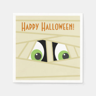 Serviette En Papier Papier d'Halloween éffrayant