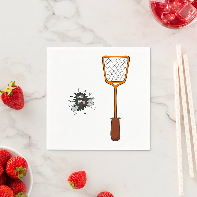 Serviette En Papier Papier d'insectes morts de Swat de vol serviettes (Créateur téléchargé)