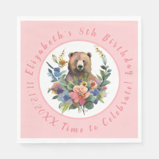 Serviette En Papier Papier d'ours Whimsical