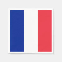 Papier Drapeau France Napkin