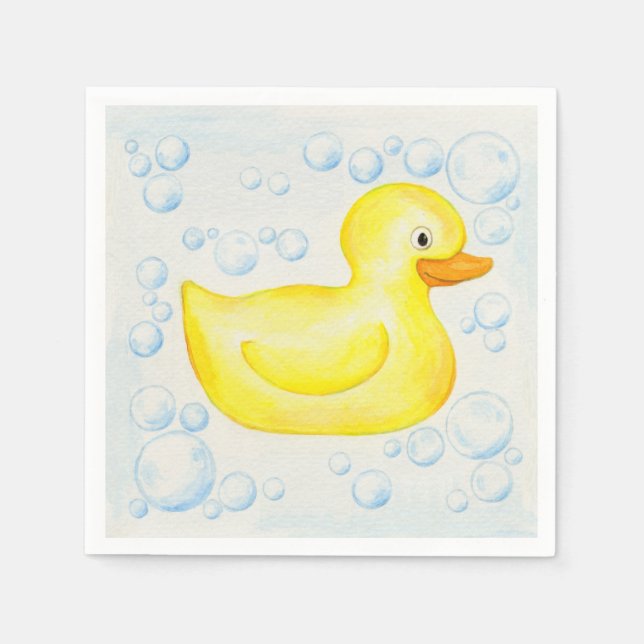 Serviette En Papier Papier en caoutchouc Ducky (Devant)