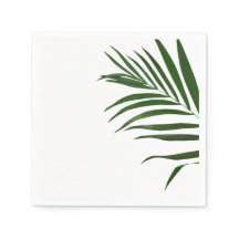 Papier feuille fern Napkin