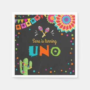 Serviette En Papier Papier Fiesta serviettes Mexicaine Uno Premier Ann