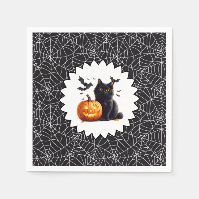 Serviette En Papier Papier Halloween  (Devant)