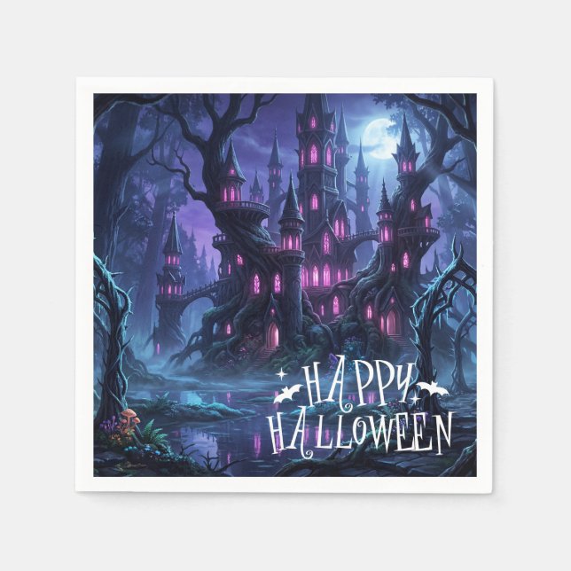 Serviette En Papier Papier Halloween  (Devant)
