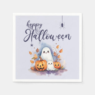 Serviette En Papier Papier Halloween éffrayant