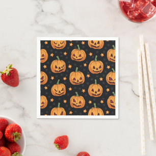 Serviette En Papier Papier Halloween Napkin