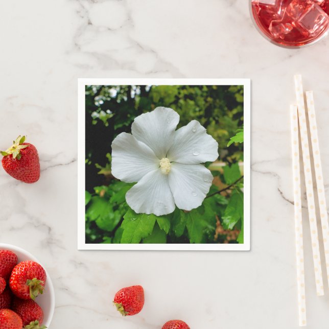 Serviette En Papier Papier Hibiscus (En situation)