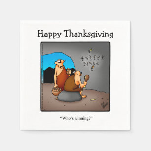 Serviette En Papier Papier Humour Thanksgiving