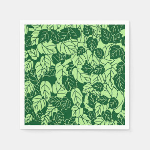 Serviette En Papier Papier japonais, émeraude et vert citron