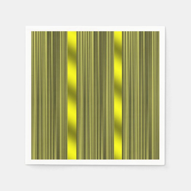 Serviette En Papier Papier Jaune (Devant)