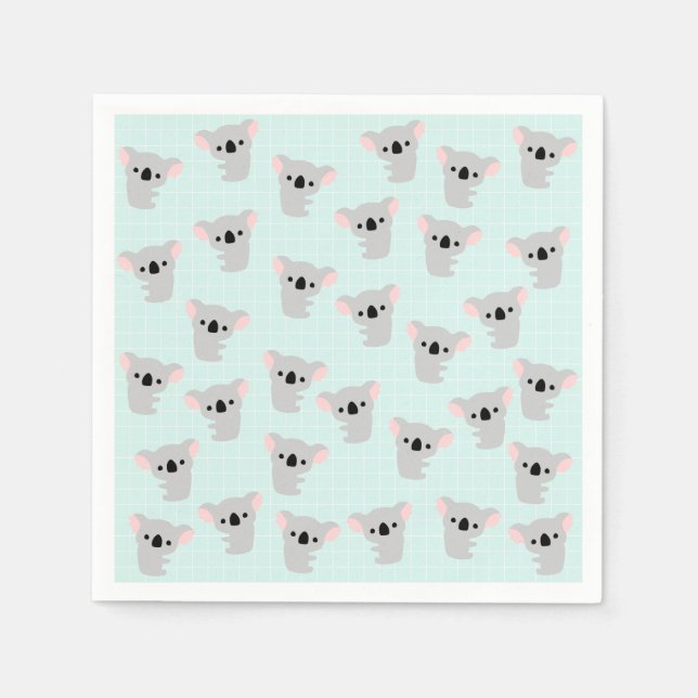 Serviette En Papier Papier Koala (Devant)