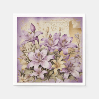 Serviette En Papier Papier Lily Napkin